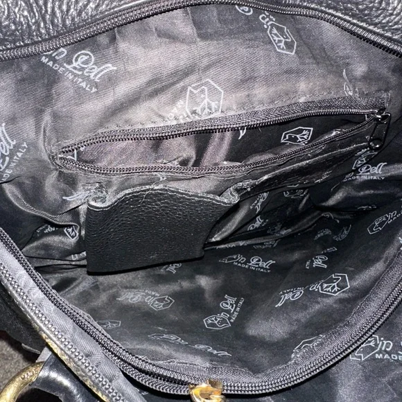 Valentina black leather purse - Picture 3 of 3